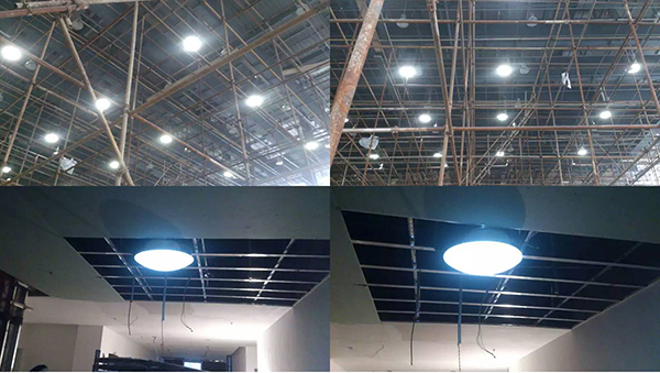 霧天下，光導(dǎo)照明室內(nèi)照明效果