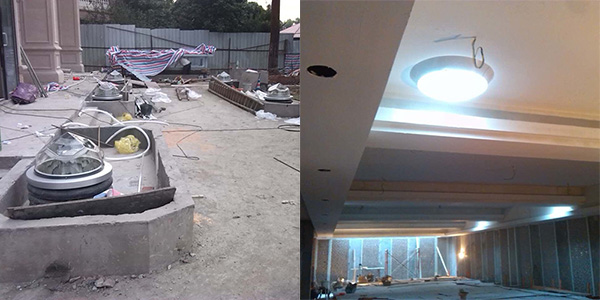 光導照明應(yīng)用于別墅地下空間