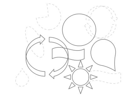 陽光、循環(huán)、綠色、科技因素構(gòu)成正能量科技新LOGO圖形聯(lián)想