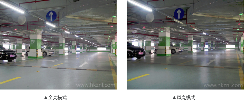 車庫(kù)智能照明系統(tǒng)照明效果