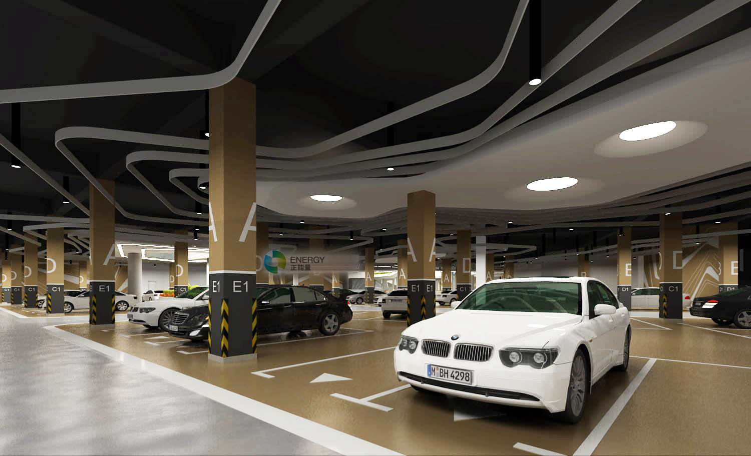 合肥王下份地下公共停車(chē)場(chǎng)——無(wú)電照明系統(tǒng)應(yīng)用